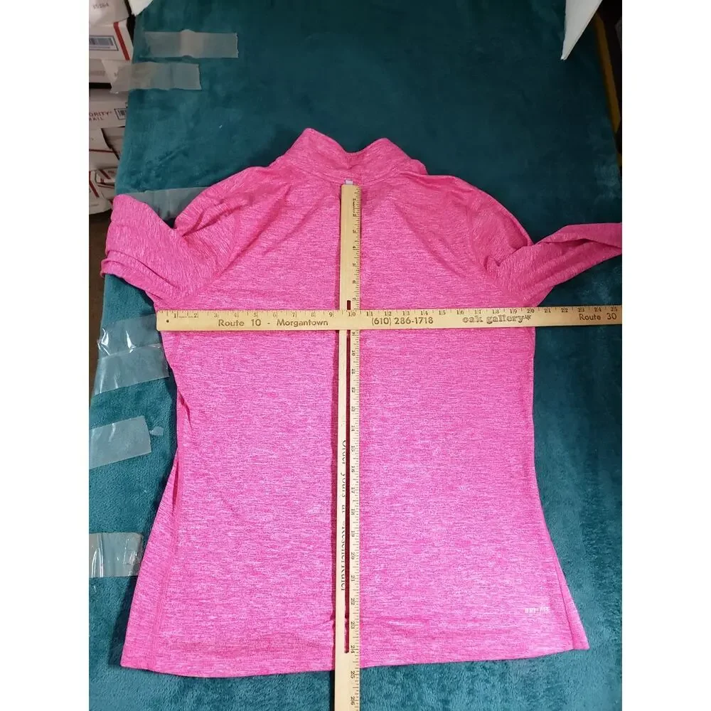 Nike Sweatshirt Size Large Women Pink Long Sleeves Running Performance Ladies